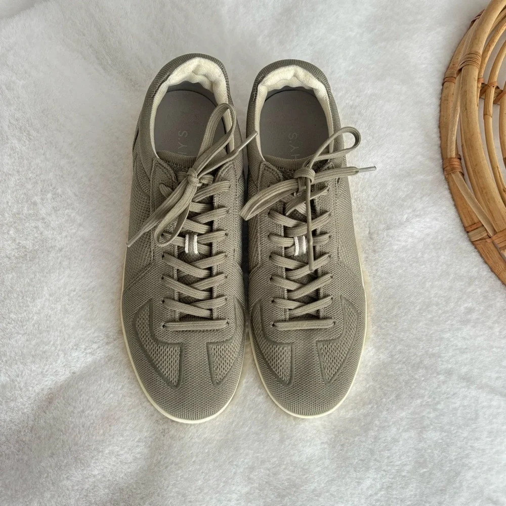 Rothy’s The RS01 Sneaker Olive Green Lace Up Men’s 10